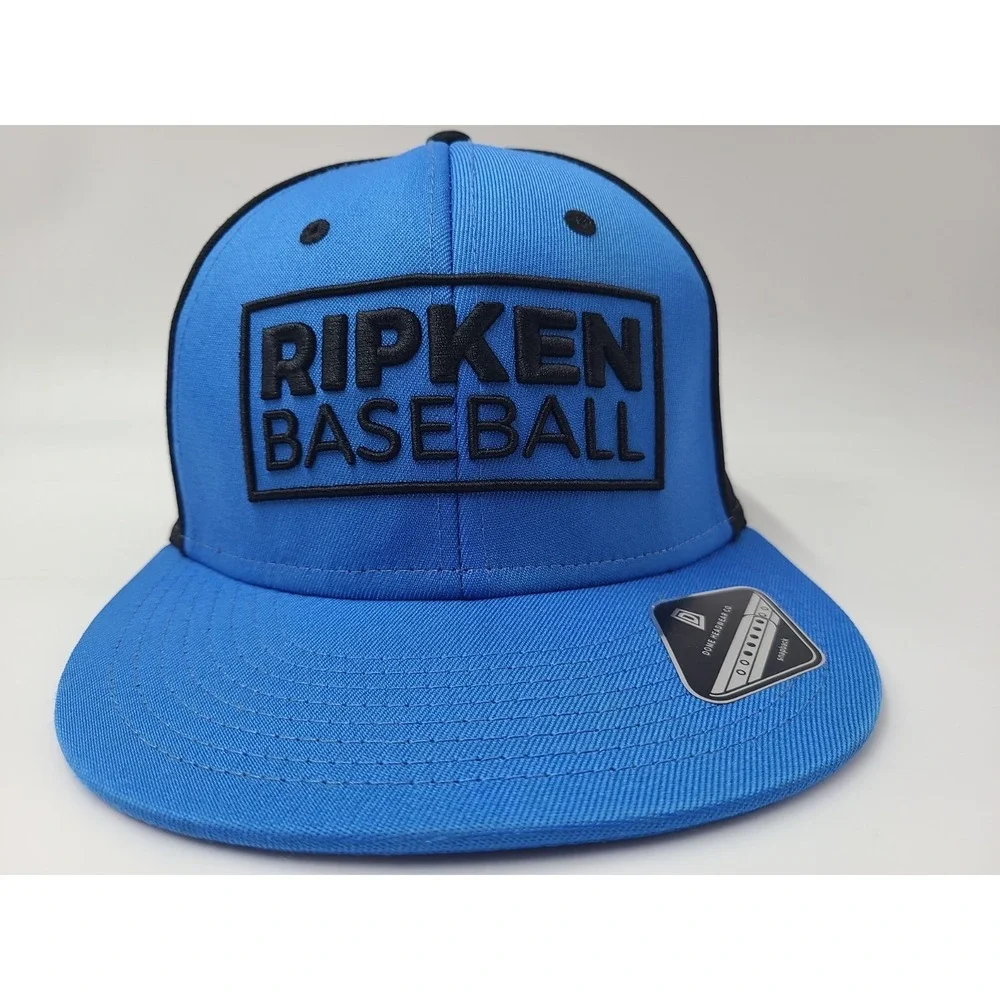 Ripken Baseball Snapback Hat Cap‎ Polyester Blend Outdoors Men Women Blue Black